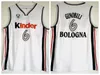 NCAA Kolej Kinder Bologna Basketbol 6 Manu Ginobili Jersey Erkekler Satış Ekibi Renk Beyaz Üniversitesi Nefes İçin Sporseverler Yüksek Kalite