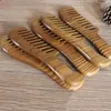 1 Pc Handmade Wooden Sandalwood Wide Tooth Wood Comb Natural Head Massager Hair Combs Hair Care Whole1842963