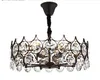 round crystal chandelier Suspension lamp K9 crystal Pendant Light hanging lighting stair hotel hall lounge living room MYY