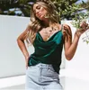 Sexy Fashion New Womens Camisole Vest Silk Camis Tanks Camis Summer Ladies Silk Gallus Size S-XXL