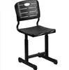 Free shipping Wholesales Practice Portable Adjustable Students Children Desk and Chairs Set Black