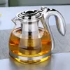 Stor kapacitet Tea Pot Elegant Cup Glass Tea Set Glass Tekanna