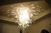 Hurtownie Dale Chihuly Murano Szklane Lampy Pure Clear Light Oprawa LED 100% Ręcznie Dmuchane Szkło Wisiorek Żyrandole