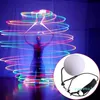 Balle de lancer entièrement luminescente Multi Color Light Juggling Balles lancées pour les accessoires de danse tels que les festivals de musique de danse du ventre 268D