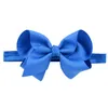 Neonate Bow Fascia 40 colori Turbante Tinta unita Elasticità Accessori per capelli moda Bambini Fiocco per capelli Boutique fiocco-nodo Fascia per capelli C6825