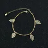 Guld bohemian anklet strand fot smycken benkedja fjäril dragonfly lämnar anklets för kvinnor barfota sandaler fotled armband fötter