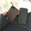 Tuval Telefon Kılıfı Için iphone XR XS Max X Moda Düz Pamuk Keten iphone 7 8 6 s Artı Flanel Kumaş Yumuşak Kapak