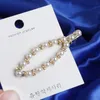 Coreano Ins Fashion 8 pezzi Fermagli per capelli con perle Set Forcine per capelli in metallo Colore oro Barrette Forcina Strumenti per lo styling di bellezza Accessori9806123