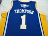 Maglia da basket personalizzata da uomo per donna Vintag Men Eagles K. Thompson # 1 taglia S-4XL o personalizzata con qualsiasi nome o numero di maglia