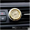 Car Electronic Thermometer Luminous Material Car clock Watch Car Air Conditioning Outlet Perfume Ornaments5563579