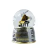 Box musicale Music Box Crystal Ball con Snowflake ROUTING BALL (piano)