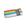 Le plus récent tube de filtre à fumer en alliage d'aluminium coloré mini tube de filtre à fumer portable expansion de ressort support de conception innovant embouts DHL
