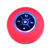 LED étanche Bluetooth haut-parleur ventouse sans fil salle de bain voiture téléphone portable haut-parleur Support carte de données mains libres