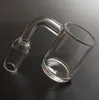 25mm XL 4mm Thick Quartz Banger with cyclone Spin Carb Cap Terp Pearl Flat Top banger nails 14mm 18mm Male Female for Bong