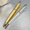 Pure Pearl Dunh High Quality Classic Ballpoint Pen Silver Complining Clip och WiredRawing Barrel med serie Number Luxury Stati2466