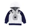 Garçons à capuche caricaturé Dinosaure Sweatshirts Kid Designer Vestes en coton Casual Long Sleeve M manteau de mode Outwear Pullor B6818