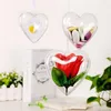 Clear Plastic Ornaments Balls Heart Shaped Christmas Tree Ball Fillable Baubles Openable Transparent Ball for Christmas Wedding Decorations