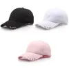 Mode-mannen Dames Baseball Cap Verstelbare Casual Hip-Hop Hat Baseball Caps Black Pink White