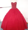 Quinceanera klänningar 2020 Elegant bollklänning Beaded Sweet 16 Dresses Plus Size Formell Prom Party Gown Vestidos de 15 Anos QC1323
