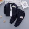 Bibicola Bébé Garçons Vêtements Set Printemps Automne Mode Manteau Veste + T-shirt + pantalon 3 Pcs Nouveau-né Sport Costume Infant Garçons Vêtements T191024