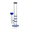 11 inch tall colorful glass hookah honeycomb rig thick smoking water pipes 14mm bowl