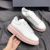 2020 new leisure walking shoes height increase comfortable beautiful black and white powder leather leisure shoes women's 35-4