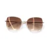 Lüks-Retro Güneş Kadınlar 2019 Lüks Tasarımcı Boy Güneş Gözlükleri Vintage Metal Çerçeve Sunglass Gözlük óculos UV400 CH5189