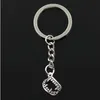 l'argento dei monili di Keychain dell'anello chiave 30pcs/lot ha placcato gli accessori chiave del pendente di fascini dei denti caldi