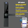 Sicurezza Elettronica Smart Door Lock APP Touch Password Keypad Card Serrature per impronte digitali