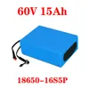 Brand New Liitokala 18650 60V 30Ah 16S9P Lithium Battery Pack Bicycle électrique 3000W T Plug Véritable Assurance qualité