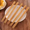 Baguettes en bambou naturel, baguettes de dîner chinoises traditionnelles Vintage faites à la main, vaisselle de cuisine à domicile, vente en gros, expédition rapide QW9761