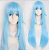 188 That Time I Got Reincarnated as a Slime Rimuru Tempest 80cm Blue Cosplay Wig