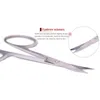 Set di strumenti per manicure per nail art Tagliaunghie Forbici Pinzette Coltello Set per manicure Custodia con motivo in pietra per manicure per unghie