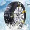 Автомобильные аксессуары марганцевые стальные износостойкие и долговечная двойная универсальная металлическая снежная цепь подходит для Snow Road/Mud/Sand Antiplip
