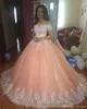 Lindo elegante quinceanera vestidos 2020off ombro apliques inchado espartilho volta vestido de baile princesa 16 anos meninas vestidos de festa de baile personalizado s