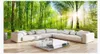 3D Custom Wall Paper Home Decor Photo Wallpaper Ogromna Pełna Scena Fantasy Forest HD Naturalny Sceneria Salon TV Tło Mural