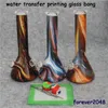 11" glass bong beaker hookah new water pipes bongs high quality with glass bowl oil rig smoking hookahs