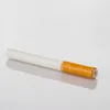 Keramisk cigarettfettrör 79mm 57mm Bärbar Gul Filterfärg Cig Shape Smoke Tobacco Pipes Herb