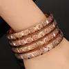 4pcs 두바이 보석 여자 고품질 간단한 트렌디 Bangles 웨딩 파티 두바이 골드 쥬얼리 에티오피아 액세서리