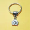 Металлическая медсестра CAP Key Chah Hat Charms Для женщин Ключи Ключ Кольцо Сувенирная сумка Медицина Средства ювелирных изделий 802