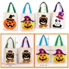 Halloween Handtasche Candy Bag Organizer Tasche Schwarze Katze Kürbis Gedruckt Geschenktüte Kind Halloween Sack Taschen Party Supplies DBC VT0562