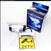 ALKtech 1 pc caméra de vidéosurveillance factice sécurité fausse caméra intérieure extérieure couteau une LED vidéosurveillance caméra factice