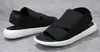 Sandalias Zapatos de hombre Zapatillas Verano Y3 Negro Samurai Punta abierta Plataforma deportiva Romano Ocio Playa la versión coreana