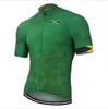 Jamaica National 2022 Team Summer Cycling Jersey Pro Bike Clothing Green Wear Road Mountain Race Tops