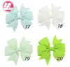 Hårnålar Grosgrain Ribbon Bows Clips Solid Girls Hair Bow Boutique Hairlips Elastic Hair Tie Huvudkläder Kids Hårtillbehör 20 CO8941397