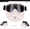 Мужчины Женщины Лыжи Сноуборд Очки для снегоходов Снег Зима Ветрозащитные очки для катания на лыжах Солнцезащитные очки для мотокросса с маской для лица
