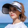 Moda Pull Board Design Cappello da sole Cappello da donna da donna Cappello da esterno regolabile Protezione solare estiva Visiera parasole Cappello a cilindro vuoto 9 colori selezionati MC0577
