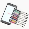 100st / lot grossist Godkvalitet Dammsugare Peka Pen Crystal Stylus Pen Ultra-Soft High Sensitive För Mobiltelefon PC Tablet