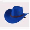 Unisex retro solskydd Riddarhatt Western cowboyhattar Cowgirl hattar med bred brätte Sommarturism Huvudbonader Utomhusridning Camping Vandringsmössa C510