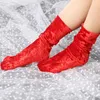 Reflecterende kleur sokken kousen winter dames sokken warme schattige hoge kerstsokken vrouwelijk heldere gothic mode sockswomen